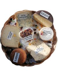 plateau de 7 fromages assortiment vache chèvre et brebis fromages artisanaux jemangefrancais.com