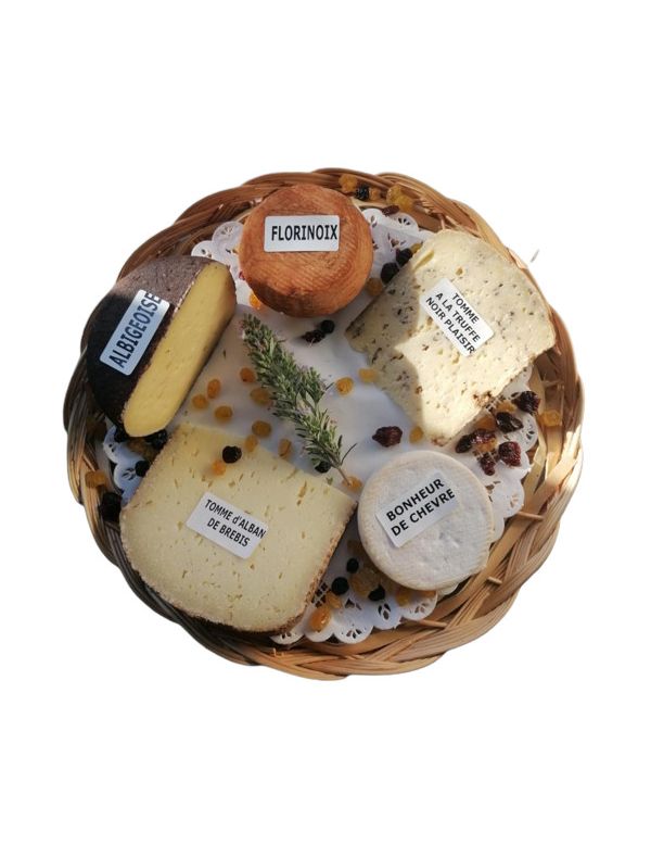 assortiment de 5 fromages avec plateau fromage de vache de lait et de brebis pour 7 personnes production artisanale