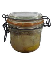 Conserve de foie gras bocal 180g les fins gourmets jemangefrancais.com