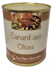 Conserve artisanale de canard du sud ouest aux olives - 2 ? 3 parts
