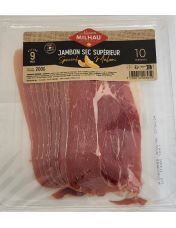 Jambon sec supérieur spécial Melon 10 tranches "hors froid" - Maison Milhau