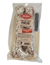 Saucisse s?che perche - Planche et couteau offerts - Maison Milhau