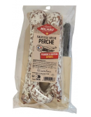 Saucisse sèche perche - Planche et couteau offerts - Maison Milhau