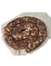 Saucisse fra?che ? l'ail des ours - Fabrication artisanale - Porc origine France