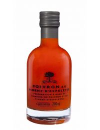 Vinaigre à la pulpe de Poivron et au piment d'Espelette, bouteille de 200 ml